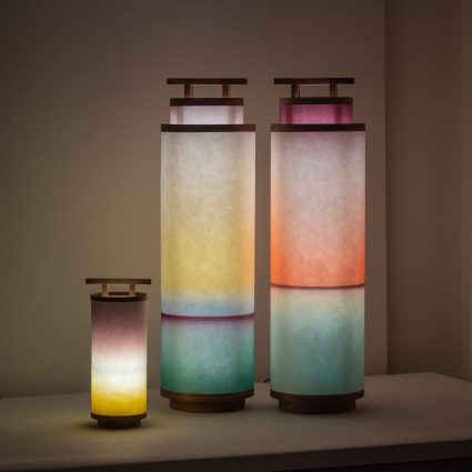 luminaires colorés