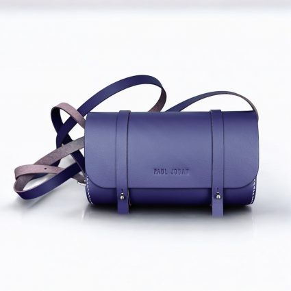 sac à bandoulière maroquinerie bleu